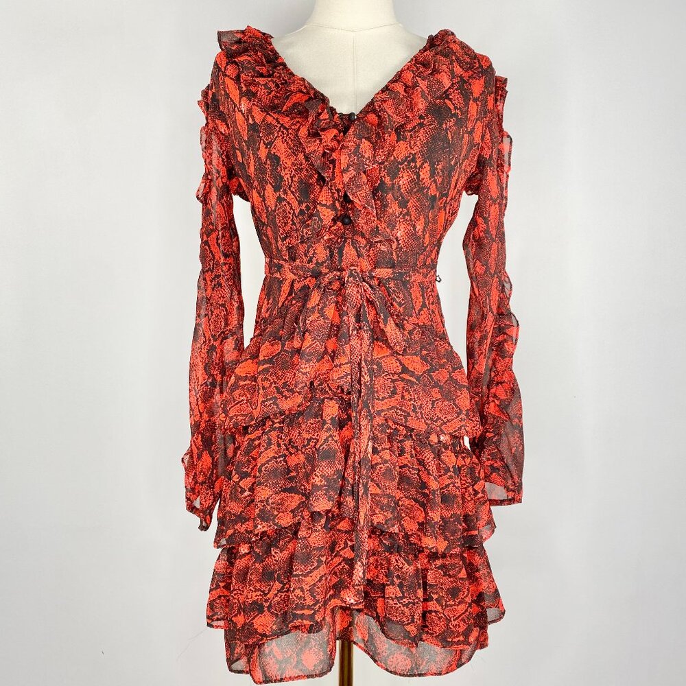 Buffalo, David Bitton - Red Snake Print Dress